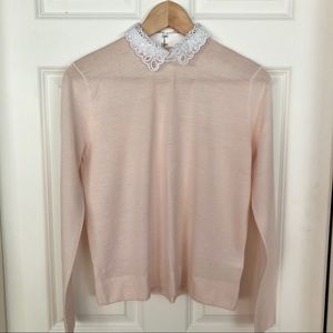 Club Monaco Light Merino Wool Top